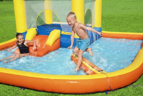Bestway 53381 Водный игровой-центр 365х340х152см "Beach Bounce" с разбрыз. и горкой, 1128л, до 227кг, 3-8 лет — изображение 6