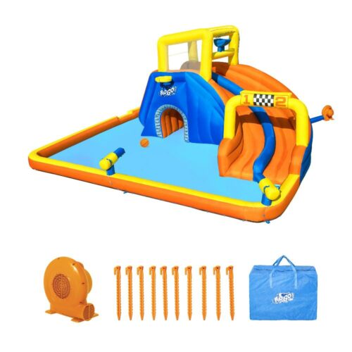 Bestway 53377 Водный игровой-центр 551х502х265см "Super Speedway" с разбрыз. и 2-ой горкой, до 490кг, 5-10 лет — изображение 9