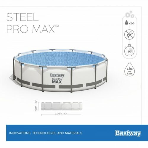 Bestway 56406 Каркасный бассейн Steel Pro Max 305х76см, 4678л — изображение 3