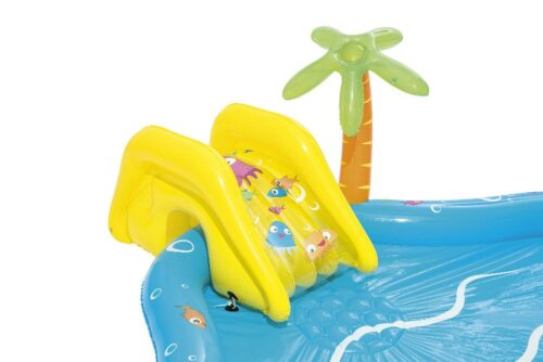 Bestway 53067 Игровой центр 280х257х87см "Морские жители" с разбрызгивателем, горкой и игрушками, 273л, от 2 лет — изображение 3