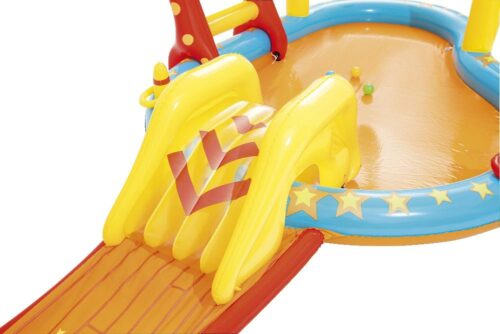 Bestway 53068 Игровой центр 435х213х117см "Маленькие чемпионы" с разбрыз., горкой и игрушками, 314л, от 2 лет — изображение 4