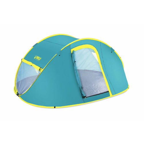 Bestway 68087 Палатка 4-местная 210x240x100см "Coolmount 4" 1 слой, 190Т polyester PU, 2000мм, 120гр/м2 PE