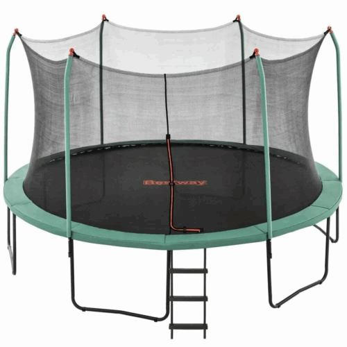 Bestway 59105 Батут с защитной сеткой 427х286см "Xtreme Air Trampoline", лестница, до 113кг, от 6 лет