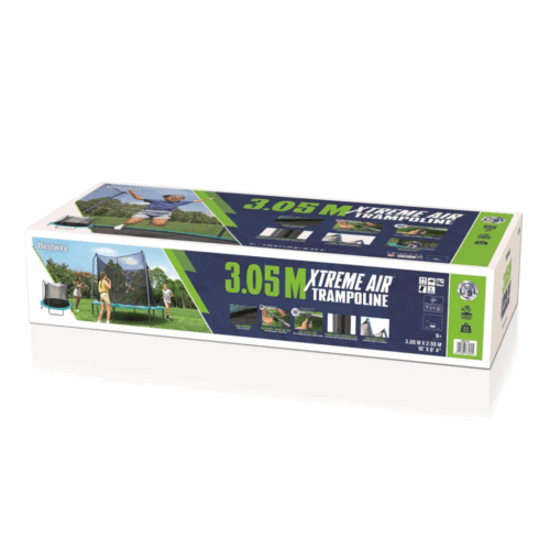 Bestway 59103 Батут с защитной сеткой 305х255см "Xtreme Air Trampoline" до 90кг, от 6 лет — изображение 28