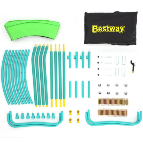 Bestway 59102 Батут с защитной сеткой 244х220см "Xtreme Air Trampoline" до 80кг, от 6 лет — изображение 24