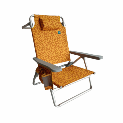 CAMPING Складной пляжный стул, 59.5*65.5*79.5 см, 5 положений наклона