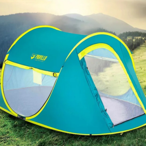 Bestway 68086 Палатка 2-местная 235x145х100см "Coolmount 2" 1 слой, 190Т polyester PU, 2000мм, 120гр/м2 PE — изображение 4